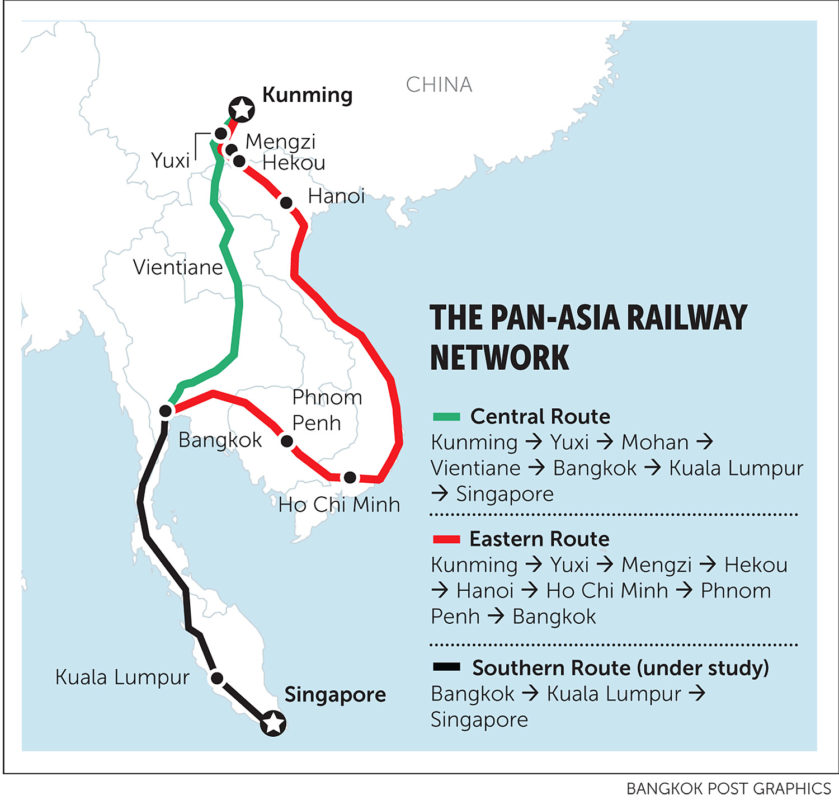 Thailand to connect Beijing and Singapore with bullet train